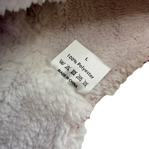 SimpliKids Fleece Sherpa Lined Reindeer Kids Winter Hat & Mittens Set 5-7 Years - Picture 7 of 11